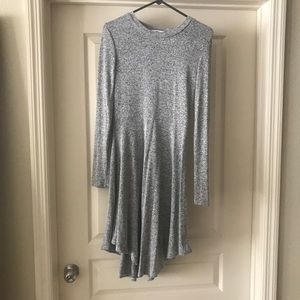 BAR iii gray long sleeve dress